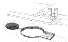 Plate-forme à fumier circulaire en béton armé et purot - Feuillet technique  20728