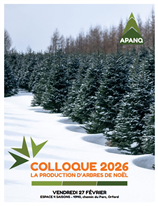 Colloque 2026 - La production d'arbres de Noël