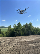 Protéger les sols : semis de couverture par drone sur maïs labouré