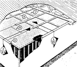 Plafond diaphragme en contreplaqué - Plan de construction 9374