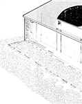 Porcherie à trois salles de mise bas et de post-sevrage - Plan et feuillet technique 3303
