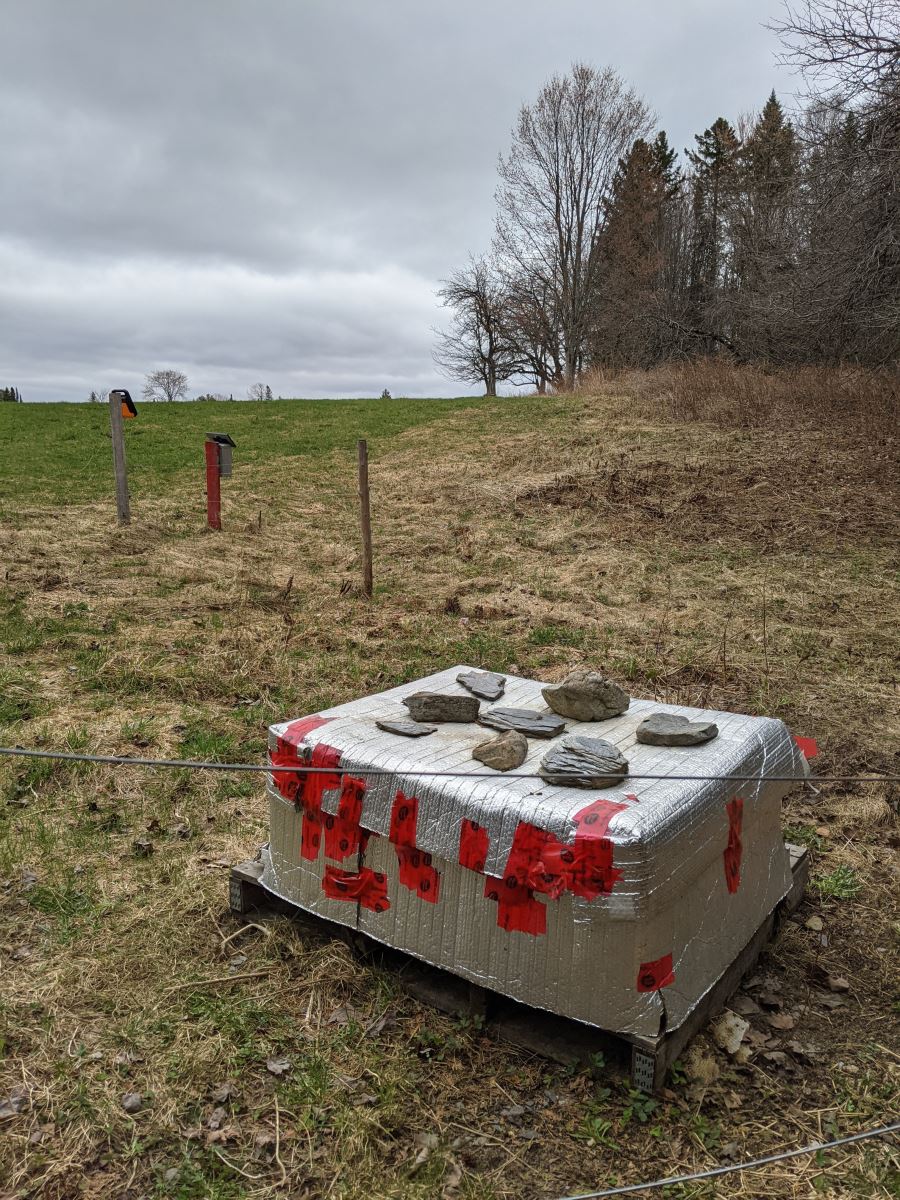 Ruches prêtes à passer l’hiver à l’extérieur | © Martine Bernier